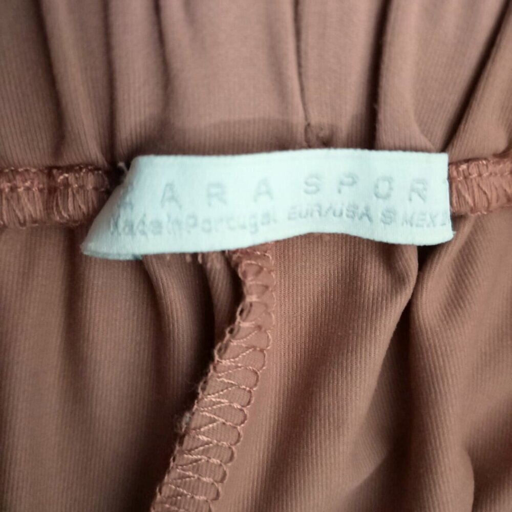 ZARA Sport Nude Jogger Pants - Women's Size S - Picture 6 of 7